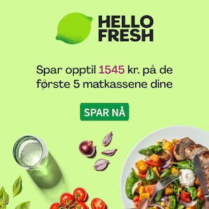 HelloFresh: Spar opptil 1545 kr på middager