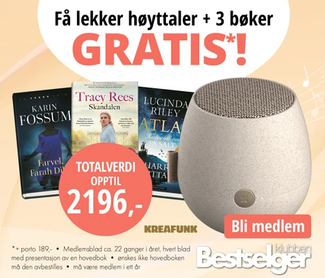 Trådløs Kreafunk aJAZZ høyttaler gratis fra bokklubb