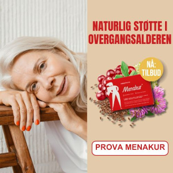 Spesialtilbud på Menakur - 60% rabatt på 1 måneds forbruk