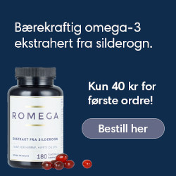 Romega Omega-3-kapsler fra norsk silderogn