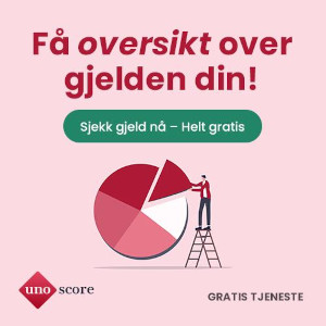 Få gratis Gjeldsoversikt fra Uno Score