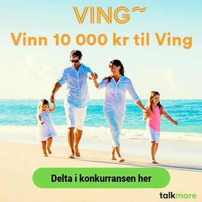 Vinn et gavekort hos Ving - verdi 10 000 kr